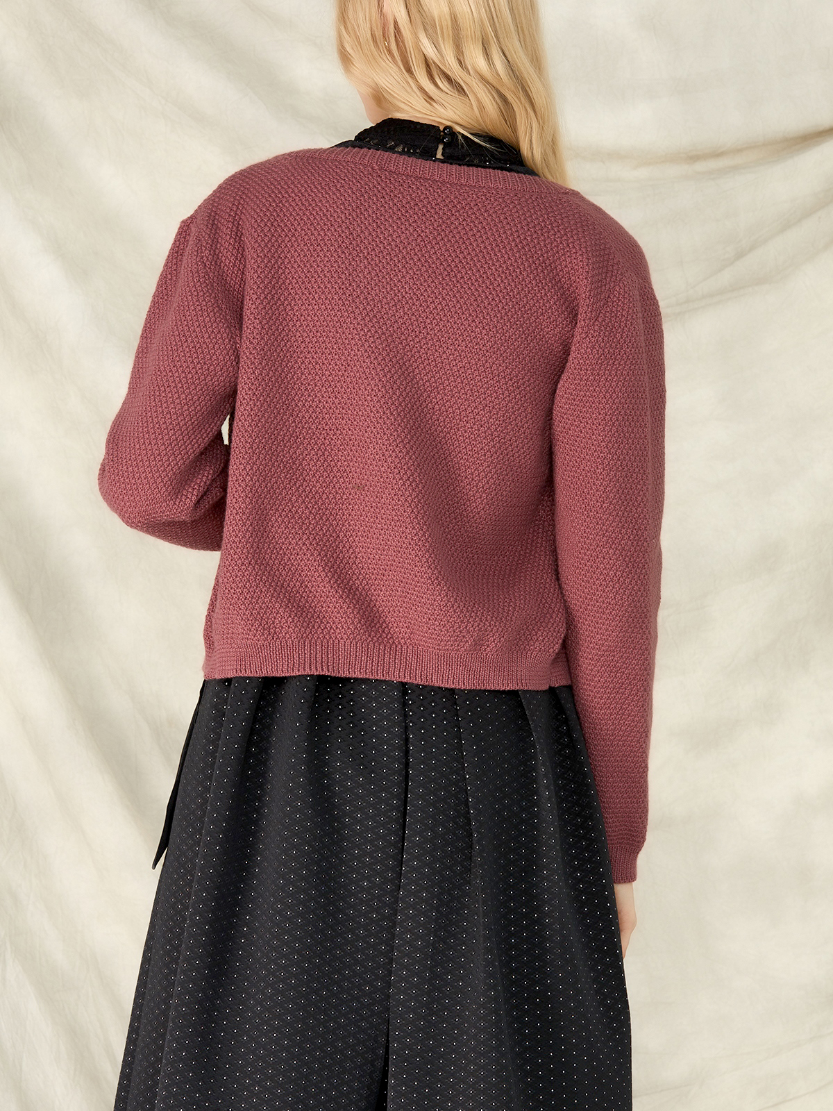 Modernes Samt Dirndl in Lila