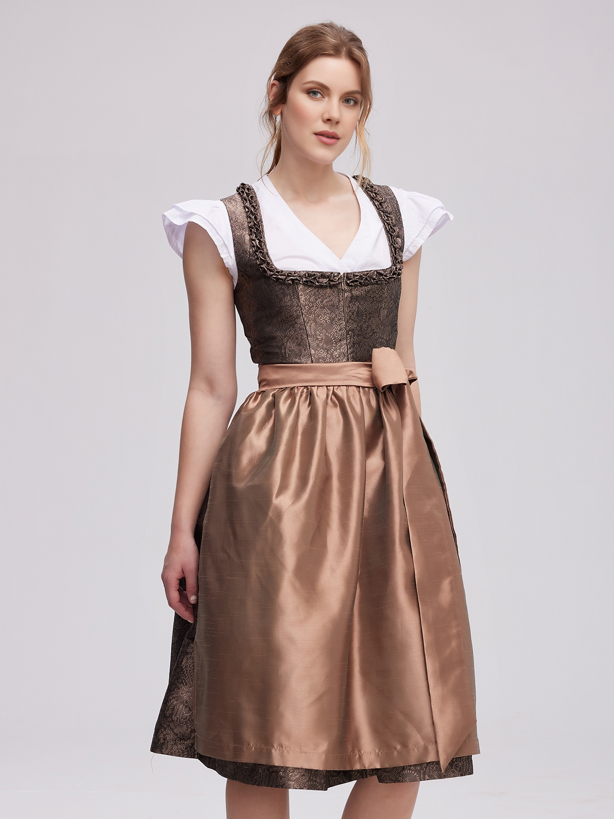 Dirndl Blau Samt